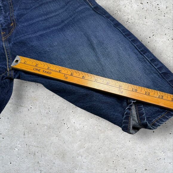 Levi’s 501 Cut-Off Denim Shorts Men’s Blue Button Fly Size 31 Medium Wash - Picture 5 of 8